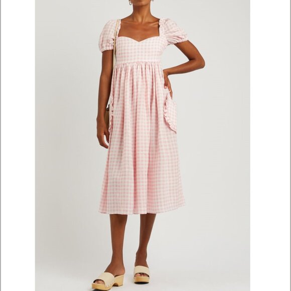 Sleeper Picnic Dress in Pink Gingham - Picture 2 of 12